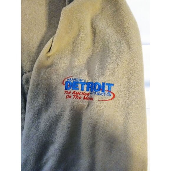 1/4 Zip Pullover Sweatshirt Mens Size XL Izod International Tour GMAC Beige - Picture 11 of 13